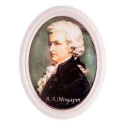 Магнит овальный «Моцарт»