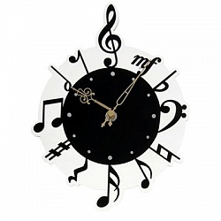 Настенные часы «Музыкальные знаки»