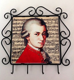 Вешалка- ключница «Моцарт»